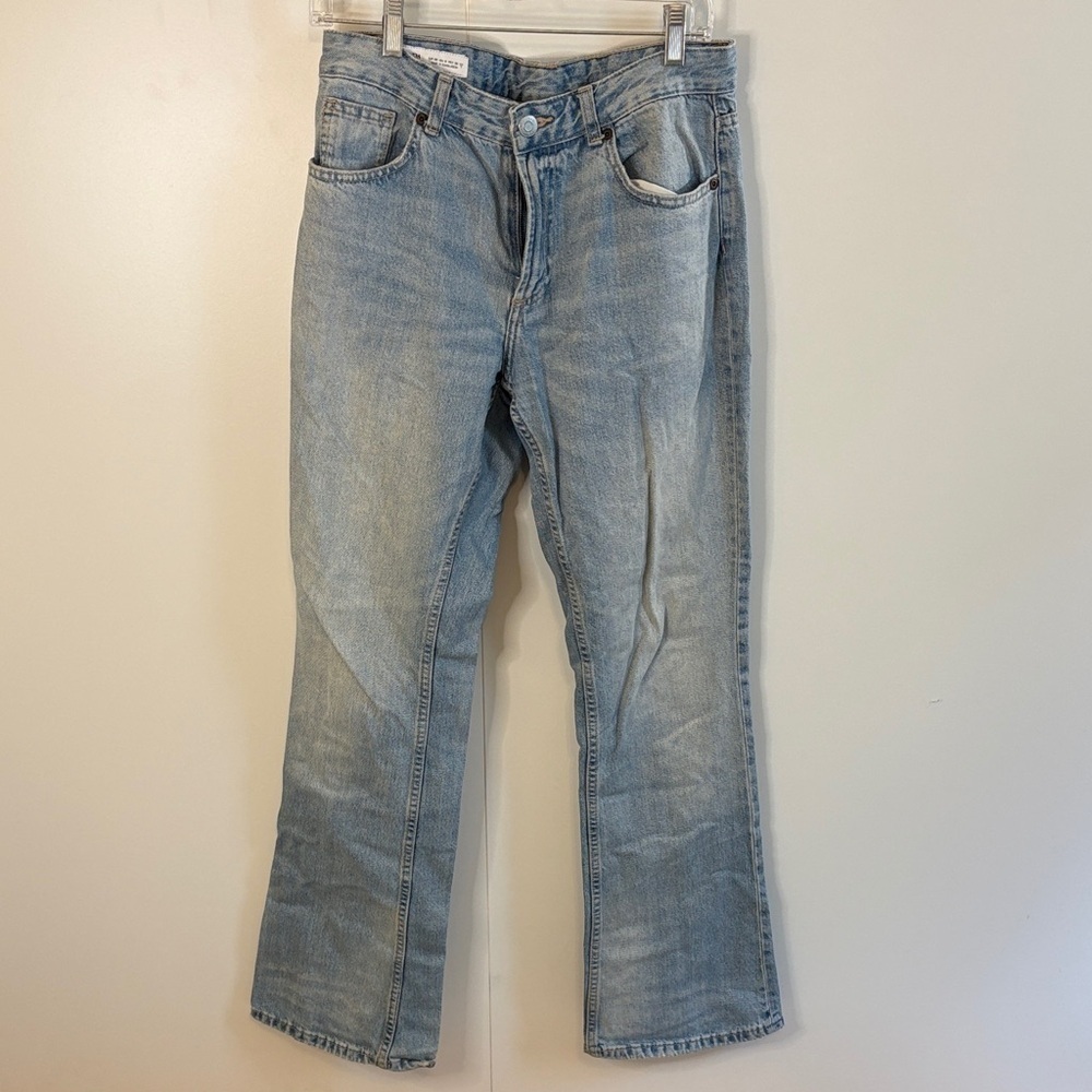 Zara Faded Blue Denim Jeans